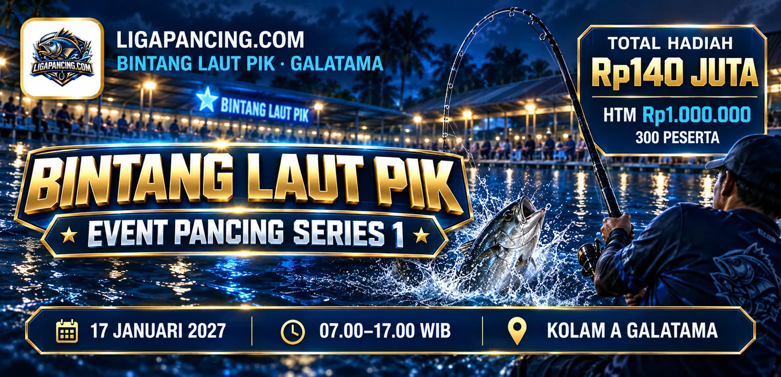 Flyer Event Pancing Series 1 15-17 Januari 2027